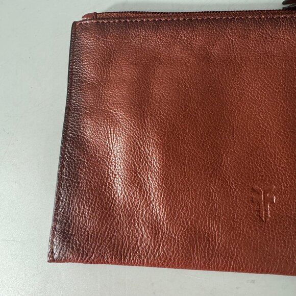 Frye Brown Leather Wristlet - Picture 2 of 15